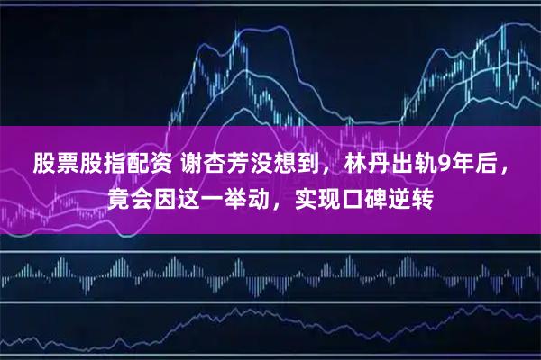 股票股指配资 谢杏芳没想到，林丹出轨9年后，竟会因这一举动，实现口碑逆转